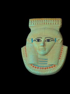 Manifest Handmade Goddess Hathor Statuette , Statue for the Egyptian Goddess Venus - Image 1