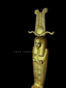 Egyptian Ptah-Sokar-Osiris Statue: Ancient Egypt Replica Artifact - Image 1