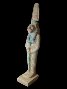 Egyptian Goddess Sekhmet Statue: Colorful Statuette Made in Egypt - Image 1