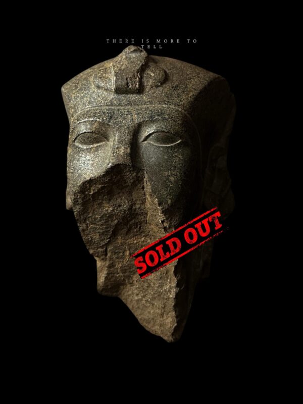 head of King Senusret III made of Rare stone
