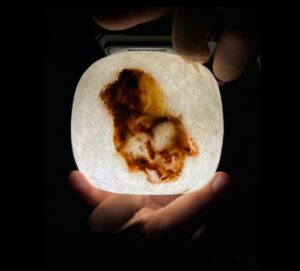 Handcarved Egyptian Alabaster Bowl: Glowing Stone Decor - Image 1