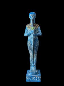 God Ptah Statue: Rose & Black Granite Egyptian Replica - Image 1