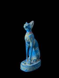 Ancient Egyptian Goddess Bastet statue, Home decor statues made in Egypt - Image 1