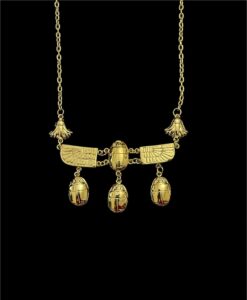 Egyptian Scarab Pectoral Necklace: Ancient Egypt Style - Image 1