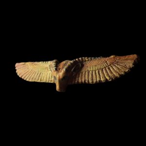 Ram head God Khnum with Winged of Isis for Home protection symbols - Image 1