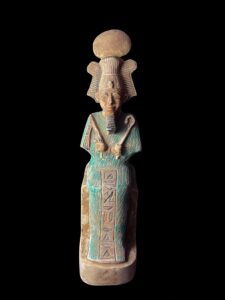 Egyptian God Osiris Statue: Limestone Statuette - Image 1