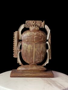 Egyptian Scarab Beetle: Good Luck Decor - Image 1