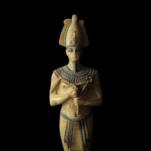 Basalt Egyptian God Osiris Statue: Unique Home Decor - Image 1