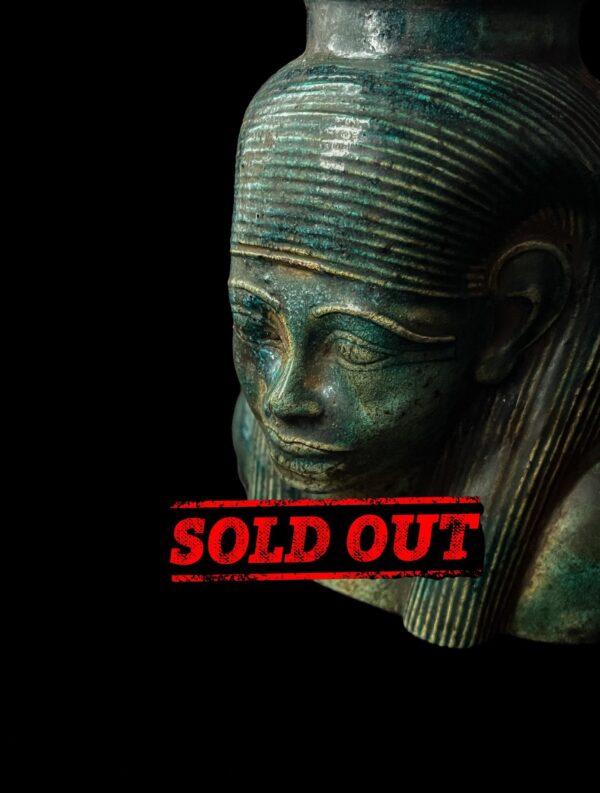 Rare Hathor statue from Ancient Egypt. 1 of 1 . The one-of-a-kind Hathor sculpture.