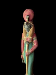 Large Falcon Egyptian God Ra Statue: God of the Sun - Image 1
