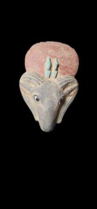Vintage Ram God Khnum Statue: Ancient Egyptian Decor - Image 1