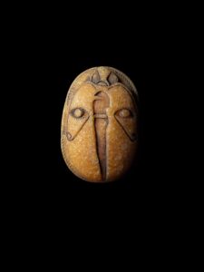 Egyptian Scarab Beetle: Eye of Horus Good Luck Symbol - Image 1