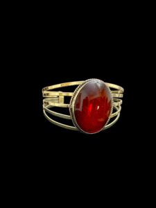 Handmade Egyptian Cuff Bracelet: Arabian Style Gemstone Jewelry - Image 1