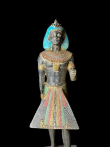 King Tutankhamun Ka Statue: Egyptian Guardian Stone Sculpture - Image 1