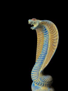 Ancient Egyptian Uraeus cobra statue, snake gifts for Snakes lovers - Image 1