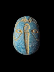 Egyptian Scarab Beetle: Eye of Horus Good Luck Symbol - Image 1
