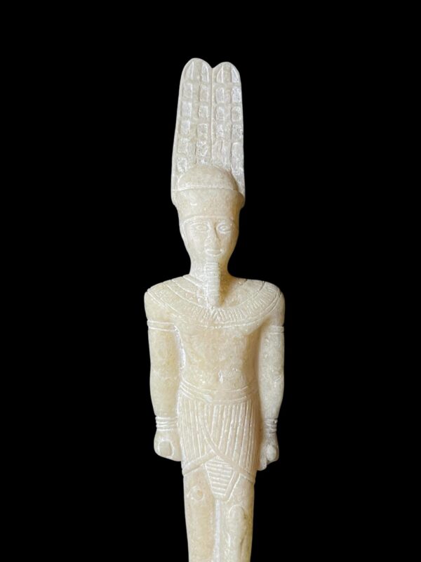 Egyptian God Amun Statue: Museum Replica