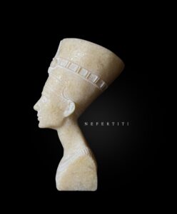 Handmade Nefertiti Bust Statue: Egyptian Queen Replica - Image 1