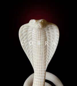 Ancient Egyptian Uraeus cobra statue, snake gifts for Snakes lovers - Image 1
