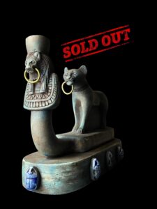 Egyptian Goddess Sekhmet Lion Statue - Made in Egypt - Image 1