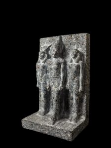 Menkaure Triad Replica Statue: Authentic Egyptian Museum Design - Image 1
