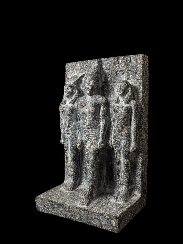 Menkaure Triad Replica Statue: Authentic Egyptian Museum Design