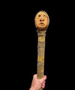 Ancient Egyptian Waz Sceptre Staff: Ceremony Stick - Image 1