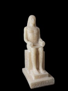 Handmade Egyptian Scribe Statue: Ancient Egypt Decor - Image 1