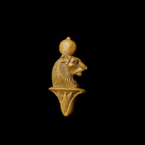 Goddess Sekhmet Pendant: Hand-Carved Egyptian Amulet - Image 1
