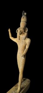 Handcrafted Egyptian God Seth Statue: Ancient Home Decor - Image 1