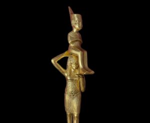 Egyptian King Tutankhamun Statue: Museum Replica - Image 1