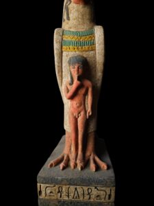 Egyptian God Horus Stone Statue - Image 1