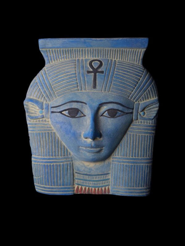 Large Goddess Hathor Statuette, Statue for the Egyptian Goddess Venus