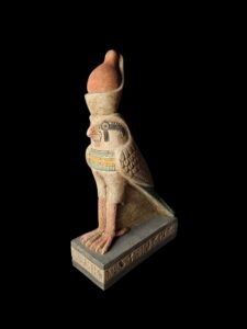 Egyptian God Horus Stone Statue - Image 1