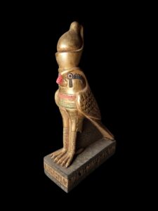 Egyptian God Horus Stone Statue: God of Sky - Image 1