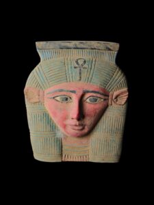 Large Goddess Hathor Statuette, Statue for the Egyptian Goddess Venus - Image 1