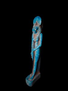 Egyptian Goddess Sekhmet Statue: Colorful Egyptian Statuette - Image 1