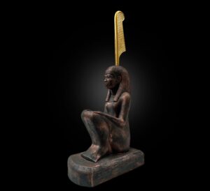 Large Ma'at Statue: Egyptian Goddess of Justice - Image 1