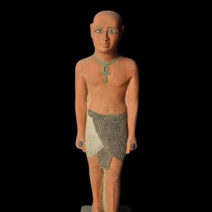 Museum Imhotep Statue - Ancient Egyptian Engineer Imhotep - the builder of Djoser's unprecedented step pyramid complex - Image 1