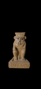 Hand-Carved God Bes Statue: Authentic Egyptian Home Decor - Image 1