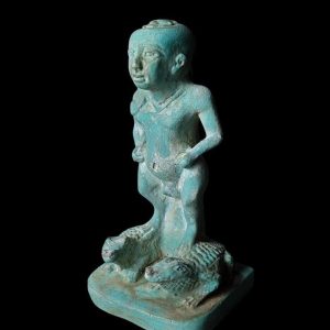 Egyptian Horus Cippus Stele: God Bes Protection Amulet - Image 1