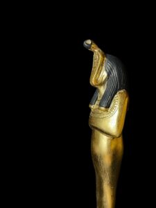 Ancient Egyptian Replica Artifact for Cobra Goddess ,Spiritual Protection Statue, Goddess Meretseger figurine. - Image 1