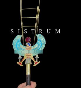 God Horus Sistrum: Ancient Egyptian Musical Instrument - Image 1