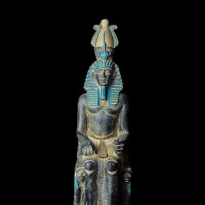 Handmade Egyptian King Ramses II Statue: Ancient Artifact Replica - Image 1