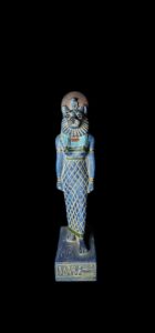 Egyptian Goddess Sekhmet Statue: Colorful Statuette - Image 1