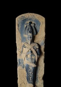 Basalt Egyptian God Osiris Statue: Unique Statuette - Image 1