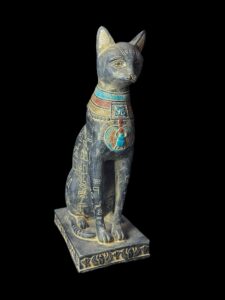 Ancient Egyptian Goddess Bastet statue, Home decor statues made in Egypt - Image 1