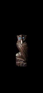 Egyptian Owl Sculpture: Ancient Art Replica - Image 1