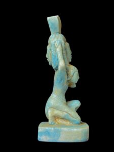 Manifest Handmade Goddess Hathor Statuette , Statue for the Egyptian Goddess Venus - Image 1
