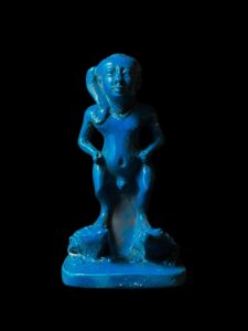 Egyptian Horus Cippus Stele: God Bes Protection Amulet - Image 1